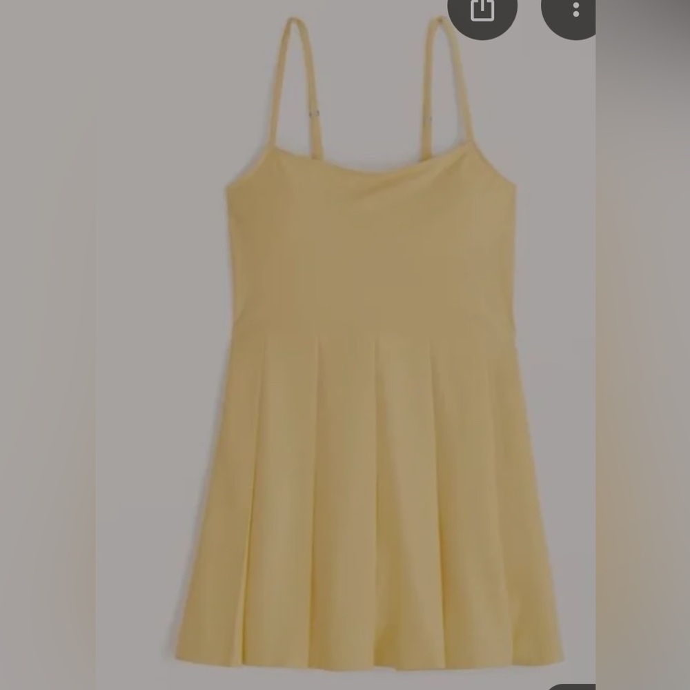Abercrombie & Fitch Yellow Mini Dress